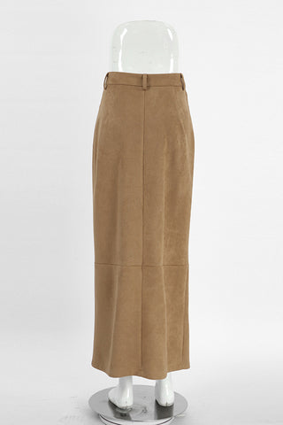 Split-Front Maxi Skirt
