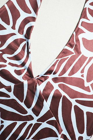 Halter-Neck Maxi Casual Dress