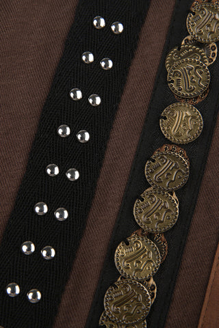 Fringe Detail Boho Tube Top