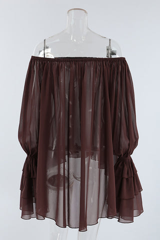 Off-Shoulder Ruffle Blouse