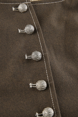 Lace-Trimmed Button-Front Vest