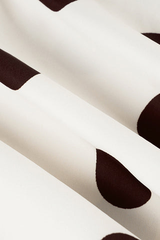 Polka Dot Midi Skirt