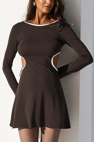 Chic Cutout Casual Dress