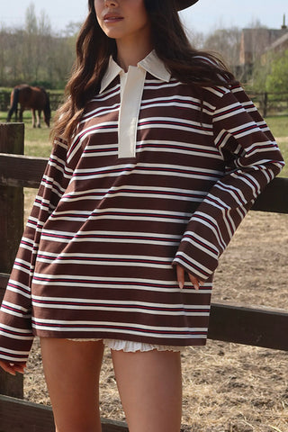 Striped Polo T-Shirt