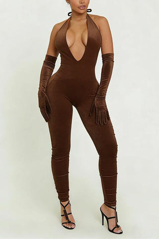 Elegant Halter Neck Jumpsuit