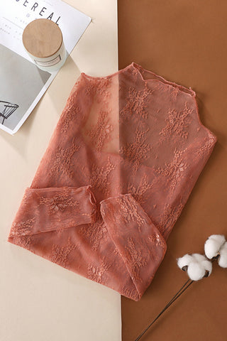 Elegant Lace Floral Blouse