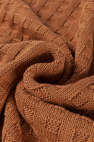 Textured Knit Cap Sleeve Top