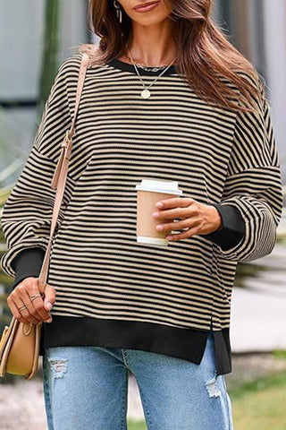 Striped Relaxed Fit Pullover