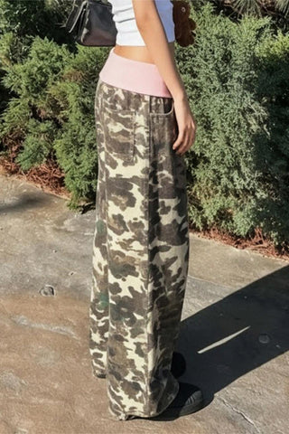 Relaxed Fit Camouflage Pants