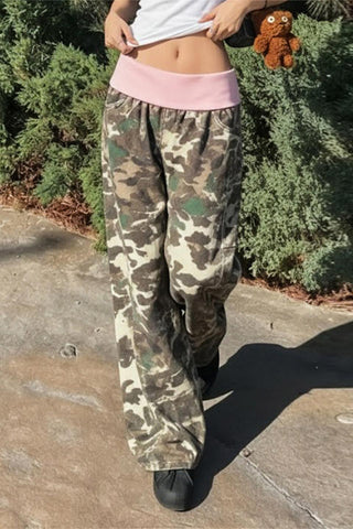 Relaxed Fit Camouflage Pants