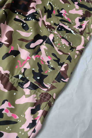 Splash Print Casual Pants