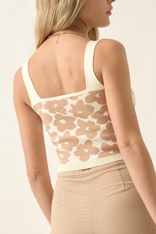 Floral Patterned Tank Top