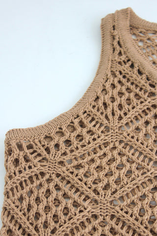 Crochet Knit Tank Top