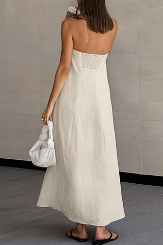 Strapless A-Line Casual Dress