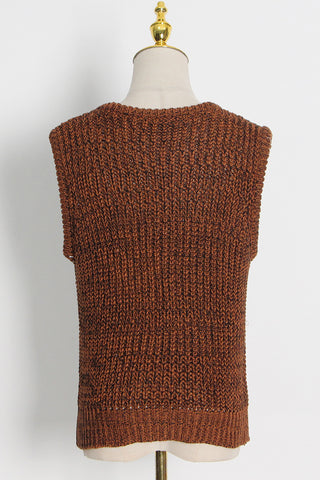 Textured Tank with Chain Detail