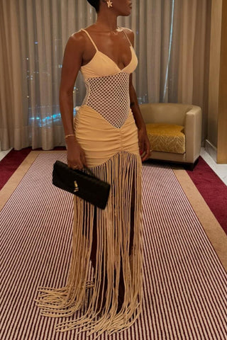 Fringe Detail Casual Dress