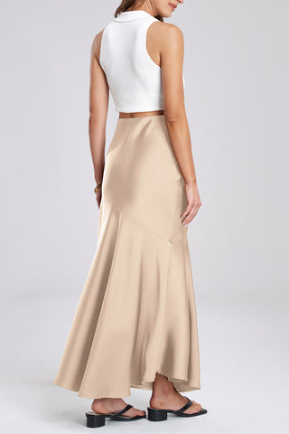Elegant High-Waist Maxi Skirt