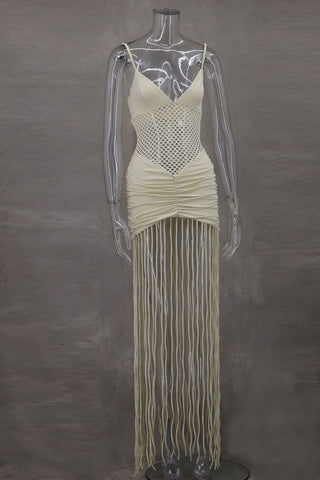 Fringe Detail Casual Dress