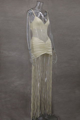 Fringe Detail Casual Dress