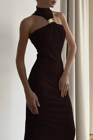Halter Neck Evening Gown