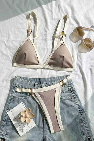 Chic Bikini Set with Adjustable Straps