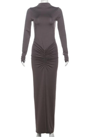 Elegant Ruched Evening Dress