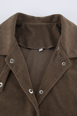 Cropped Button Jacket