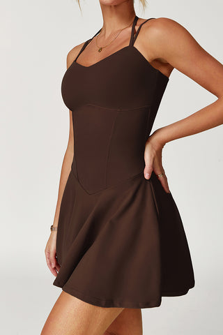 Strappy Fit and Flare Sundress