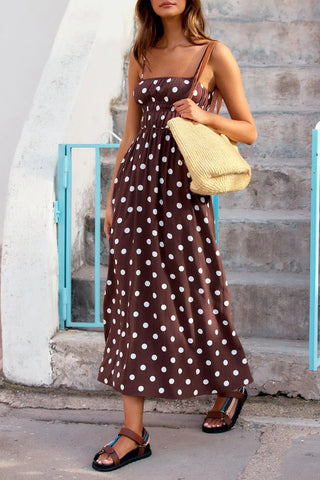 Patterned Strappy Summer Dress