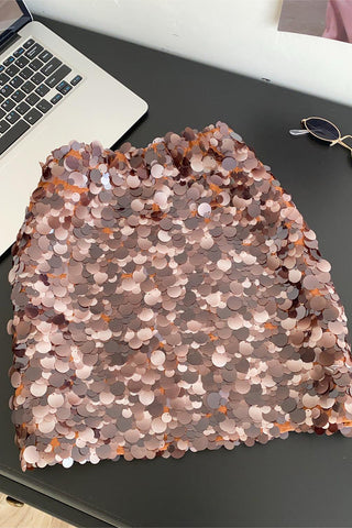 Sequin Mini Skirt