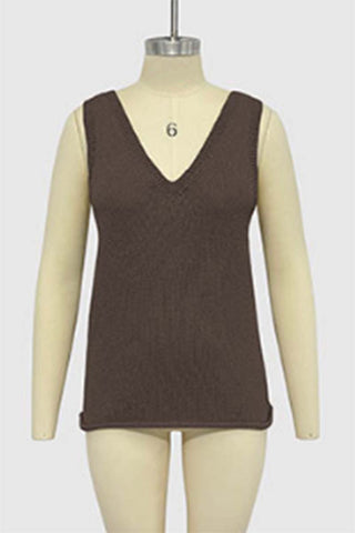 V-Neck Sleeveless Tank Top