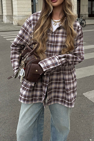 Classic Plaid Button-Up Shirt