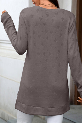 Longline Crew Neck T-Shirt