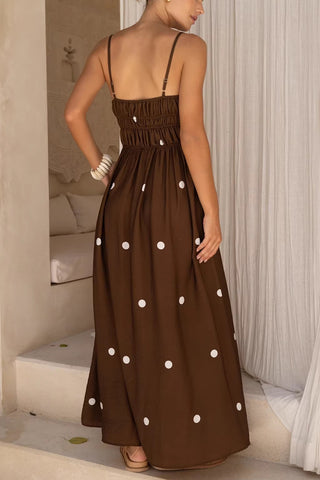 Polka Dot Maxi Dress