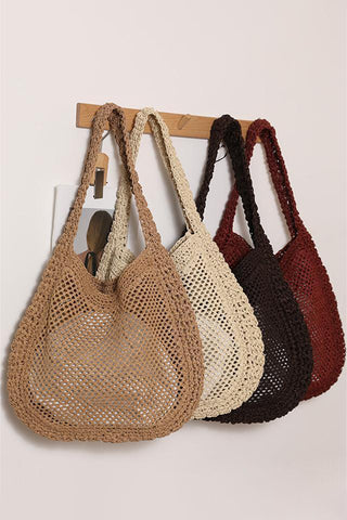 Handwoven Shoulder Tote Bag