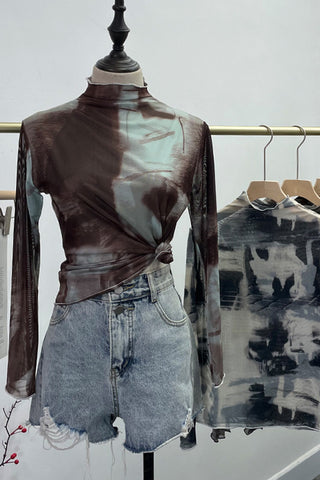 Graphic Long Sleeve Top