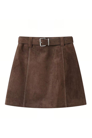 Mini Skirt with Stitch Detail