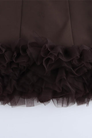 Sleeveless Casual Dress with Ruffle Hem