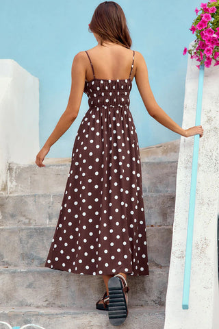 Patterned Strappy Summer Dress