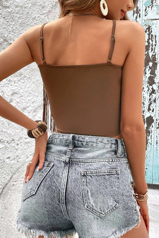 Fringe Hem Tank Top