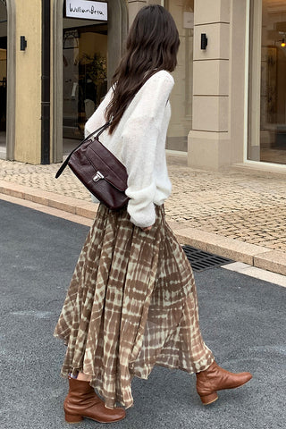 Flowing Tie-Dye Skirt