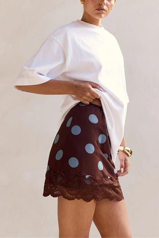 Polka Dot Mini Skirt