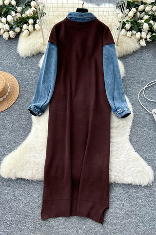 Floral Layered Shirt Dress