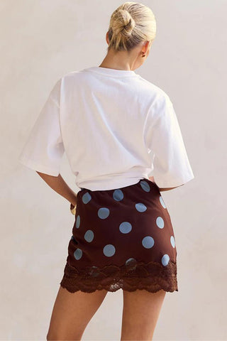 Polka Dot Mini Skirt