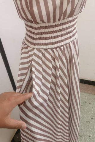 Striped Shirt Dress
