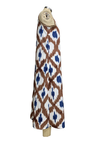 Sleeveless Patterned Casual Dress