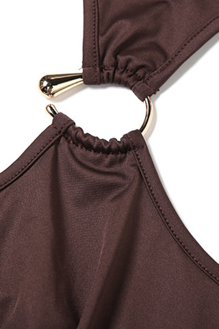 Asymmetrical Cutout Casual Dress