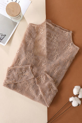 Elegant Lace Floral Blouse