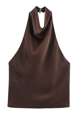 Chic Halter Neck Tank Top