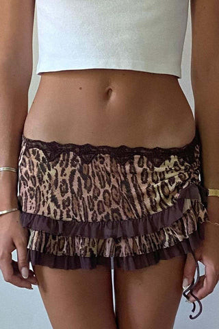 Flirty Tiered Mini Skirt